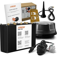 SELFSAT MWR 5550 su panoramine antena, juoda (4 x 5G/4G, 2 x WLAN, 1 x GPS, 1 m kabelis), suderinama su 