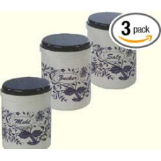 ostprodukte-versand Ossi Item Tin 3 Pack Druska Cukrus Miltai Svogūnai Modelis VDR Dovanos