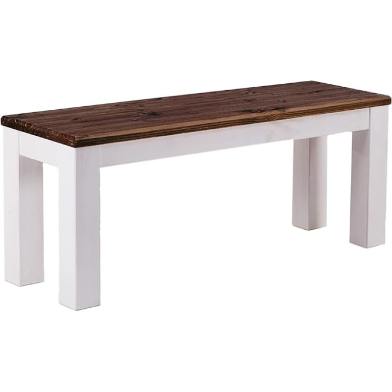 B.R.A.S.I.L.-Möbel Brasilmöbel Rio Classico suolas 110 cm, pušies masyvo, ąžuolo, baltos spalvos, įvairių dydžių ir spalvų, idealiai tinka valgomajam ir virtuvei