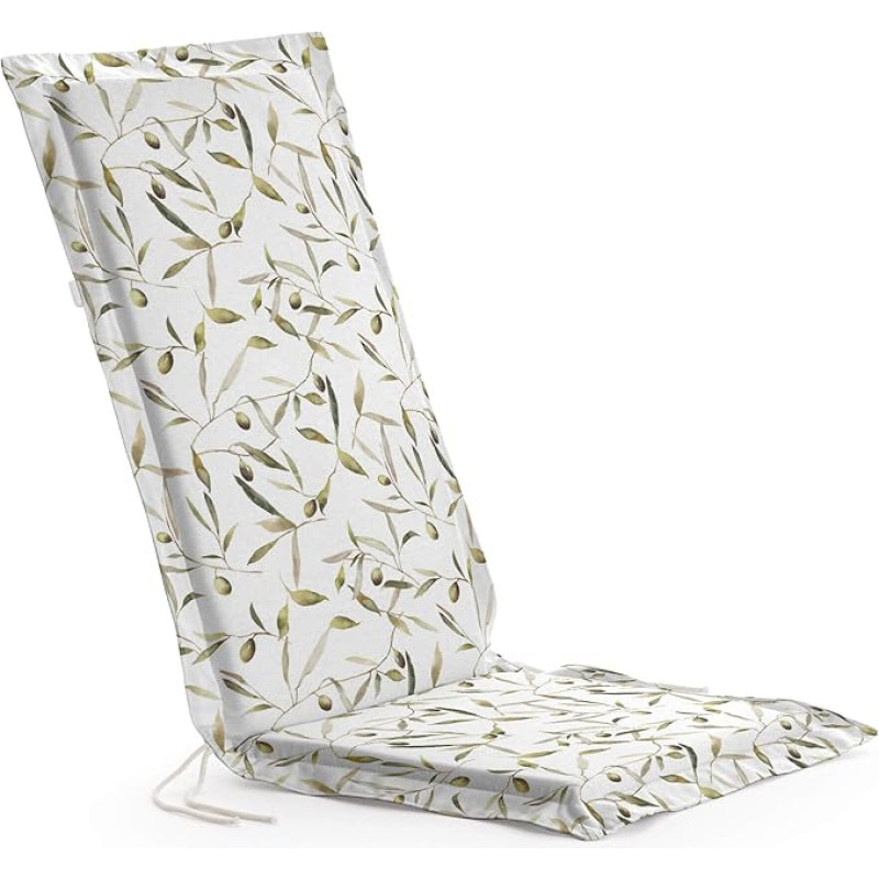 Belum Garden Chair Cushion – Product Dimensions: Seat without Steering Wheel: Thickness: 4 cm/Width: 41 cm/Length: 37 m Backrest without Steering Wheel: Thickness: 4 cm/Width: 53 cm/Length: 64 cm |