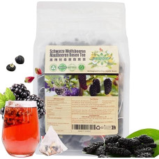 SIFANGDA Juodųjų vilkdalgių šilauogių rožių mišri arbata 8,8 oz (250 g, 5 g x 50 P) Natūrali kinų vaistažolių arbata