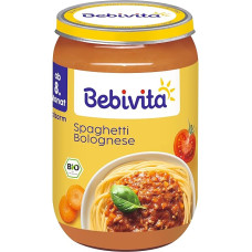 Bebivita Meniu nuo 8 mėnesių Bolonijos spagečiai, 220 g