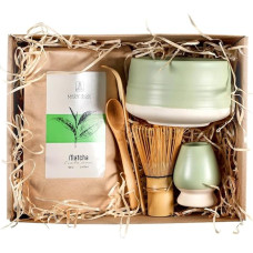 Mary Rose Matcha Set with Accessories | Mary Rose Matcha Green Tea 100 g | Matchawan | Kusenaoshi | Bamboo Accessories Chasen Chashaku