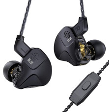 Yinyoo CCZ Sonata DC03 HiFi In-Ear Monitor ausinės, 10 mm magnetinis dinaminis vairuotojas, didelio tikslumo žaidimų sporto IEM ausinės su 2 kontaktų kabeliu, skirtos dovanų kompiuteriui, 