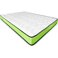 DUÉRMETE ONLINE 120 x 190 cm Memory Foam Reversible Memory Foam Mattress for Teenagers - Ideal for Nesting and Bunk Beds - White