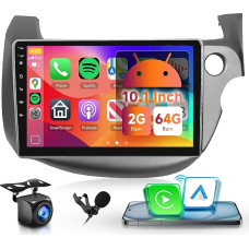 2G 64G Android Autoradio Stereo für Honda Fit 2007 10 Zoll Touchscreen GPS Navigation Bluetooth USB Player FM Radio