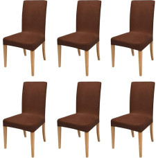 Sunnykud Universal Stretch Chair Covers Set of 4 / 6 Elastic Modern Protector Chair Cover Stretch Chair Cover Bi-Elastic Fit