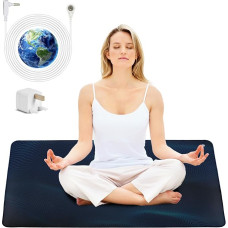 ConBlom Grounding Mat with EU Cable, Grounding Mat for Earthing, Grounding Mat Set for Better Sleep, Grounding Pad (30 x 100 cm)