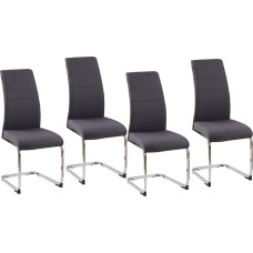 HTI-Living SallyC Cantilever Dining Chair 4-Piece Grey