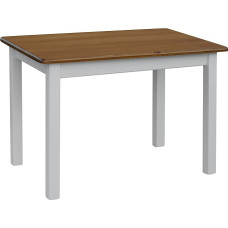 k koma Virtuvės valgomojo stalas iš pušies masyvo, baltas medus Naujas gamintojas, įvairūs dydžiai (60, 50)