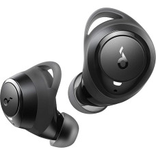 soundcore A1 In Ear Sport Bluetooth Kopfhörer, Wireless Earbuds mit Individuellem Sound, 35H Wiedergabe, Kabelloses Aufladen, USB-C Charging, IPX7 Wasserschutz, Tastensteuerung(Generalüberholt)