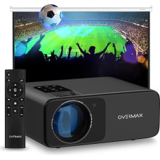 Overmax Multipic 4.2 Full HD 1080p LED Projector 200 Inch 4500 Lumen 4 Lens System WiFi 2.4 5G BT HDMI USB Speaker 360° Image Rotation Experience Euro 2024 & Home Cinema Evenings in Unparalleled