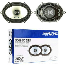 2 Speakers Compatible with Alpine SXE-5725S Coaxial 2-Way Oval 5 x 7 13.00 x 18.00 cm 130 x 180 mm 35 Watt RMS 200 Watt Max 4 Ohm per Pair