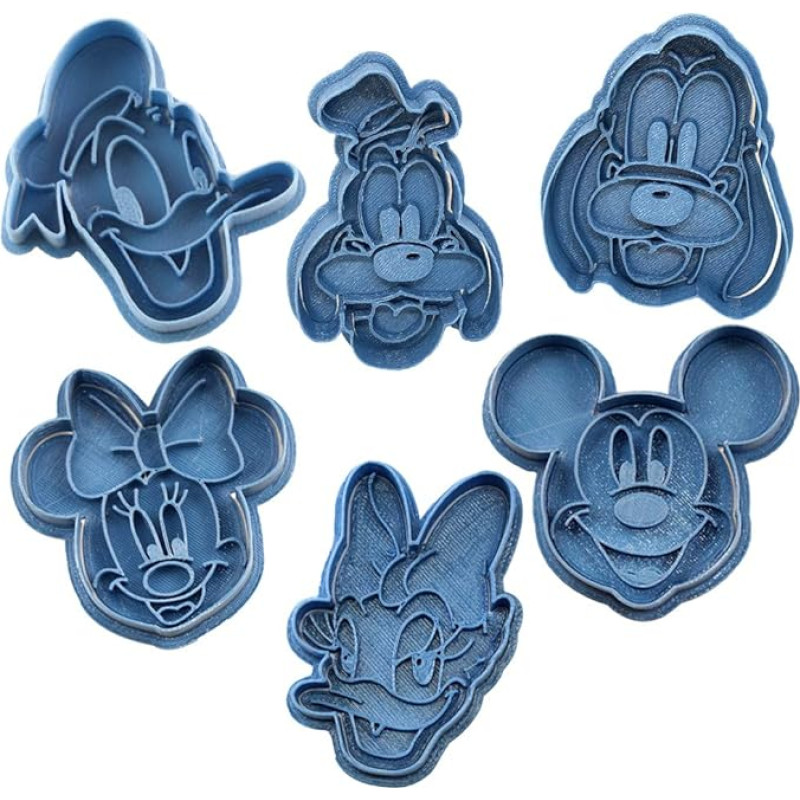 Cuticuter Disney Cookie Cutter, Blue, 8 x 7 x 1.5 cm