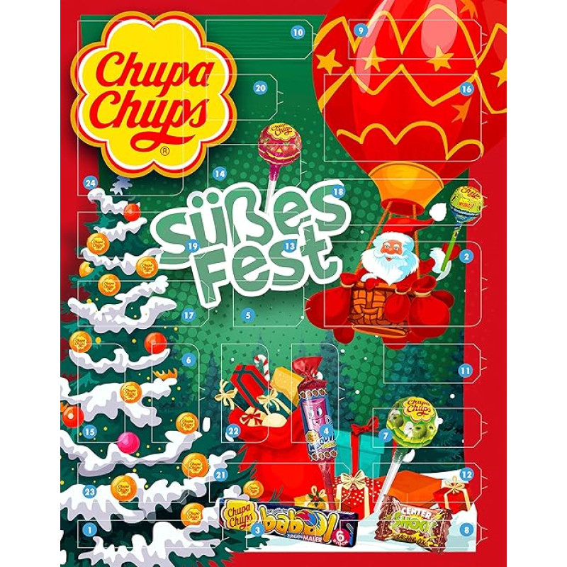 Chupa Chups Advent Calendar, 296.30 g