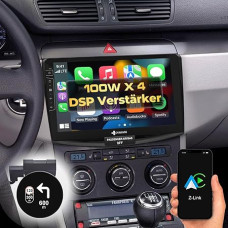 DYNAVIN Android Car Radio Sat Nav for VW Passat B6 CC, 10.1 Inch OEM Radio with Wireless Carplay and Android Car, Head-up Display, Includes DAB+: D9-B6B Premium Flex