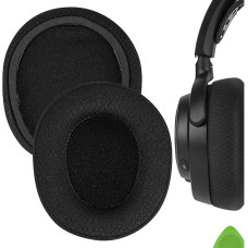 Geekria Comfort Mesh Fabric Replacement Ear Pads for SteelSeries Arctis Nova Pro Wireless Headphones Ear Pads, Headset Ear Pads, Ear Cups Repair Parts (Black), (EJZ318-02)