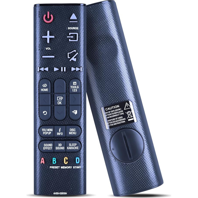 Replacement Remote Control AH59-02630A for Samsung System HT-H7500WM HT-J7500 HT-J7750 HT-J7500W HT-J7750W HT-H7750WM HT-H6500WM HT-H6530WM for Samsung Blu-ray Home Entertainment Systems Remote