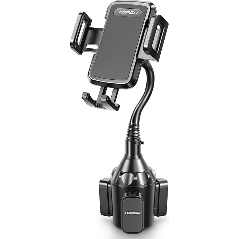 Car Cup Holder, Phone Holder, Adjustable Gooseneck Cup Holder for Phones