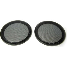 Riloer LanCo 2 pieces 6.5 inches black DIY car speaker cover guard protector enclosure grill