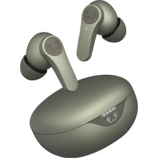 Fresh 'n Rebel Twins Rise Wireless In-Ear Bluetooth Headphones with Noise Cancellation, Ambient Mode, Multipoint Bluetooth, In-Ear Sensing, Splashproof, 30H Playtime (Dried Green)