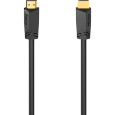 Hama HDMI Cable 5 m Ultra High Speed (Monitor Cable 4K / 8K, 48 Gbit/s, UHD Screen Cable with eARC, Ethernet, HDR, Kink Protection, 120 Hz/60 Hz) 5 m