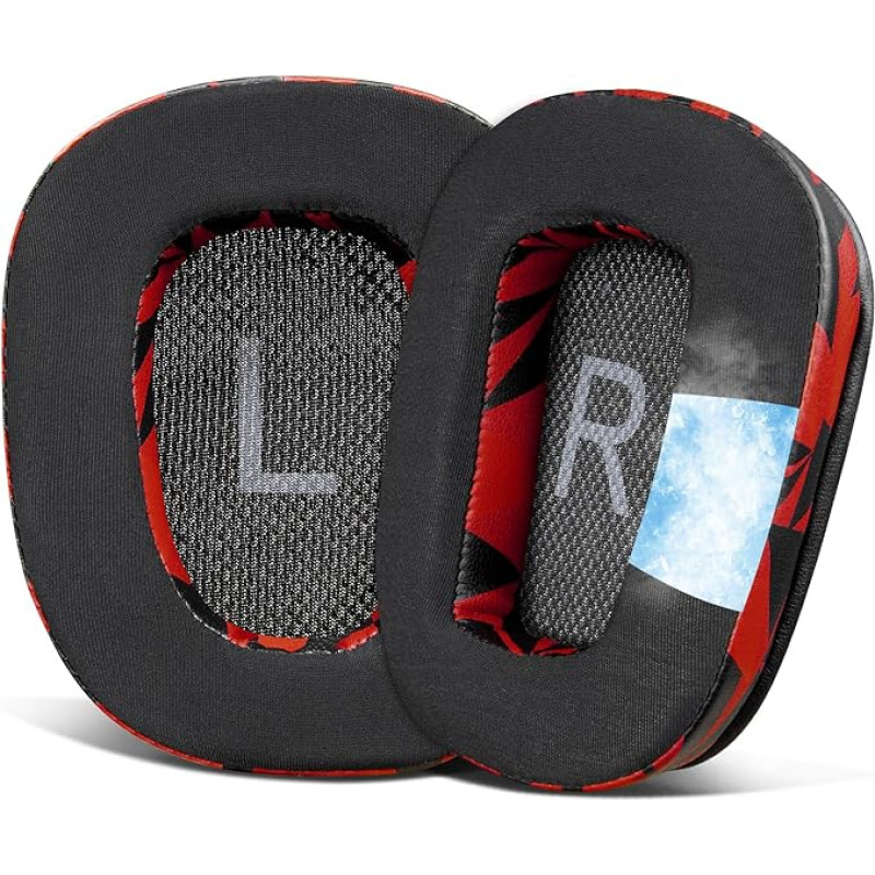 SOULWIT Cooling Gel Replacement Ear Pads for Logitech G35 G930 G933 G933S G935 G633 G633S G635 G533 G430 G431 G432 G433 Gaming Headset, Ear Pads for G332 G230 G231 G233 Headphones