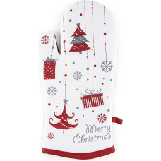 Excelsa Merry Christmas Cotton Oven Glove Christmas Decoration 32 x 18 cm