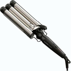 GA.MA Italy Professional, Salon-Locken-Glätteisen, 95 W Leistung, Seidenchrom-Titanbeschichtung, einstellbare Temperatur 140°-220°C, LED-Anzeige, Abschaltautomatik