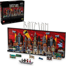 LEGO DC Batman - The Animated Series Gotham City Building and Exhibiting Adult Set with Mini Figures, DC Collectible Gift for Fans of Superhero Action and Adventure Films, 76271