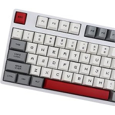 JakeTsai Keycaps, PBT Keycaps 114 Keys Dye Sublimation Pixel Keycap with Puller for Cherry Profile Gateron Kailh Switch Mechanical Keyboard Keycaps