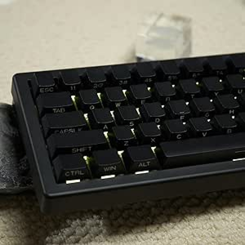 131 klavišų PBT Doubleshot Keycaps Black Keycaps Cherry Profile Keycaps Set Fit for 61/65/87/104/108 Cherry Mx Switch Mechanical Keyboard