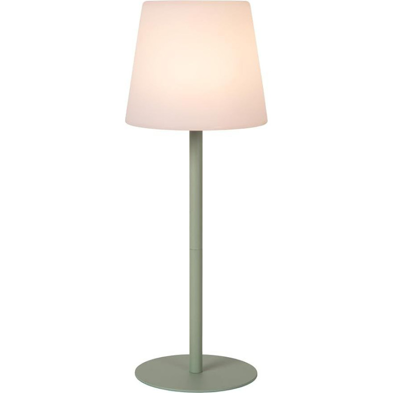 LUCIDE TYON Rechargeable Table Lamp Indoor/Outdoor Battery LED Dim. IP65 Green