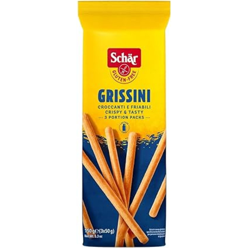 SCHÄR Grissini be glitimo SchÄR 150 g, 4 vnt.