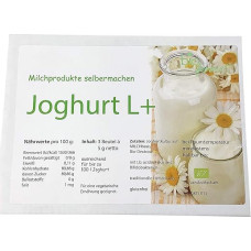 Yoghurt L+ Bioferment® for Making Healthy Mild Yoghurt - 3 Bags of Starter Cultures - Enough for Making up to 90 Litres of Fresh Yoghurt