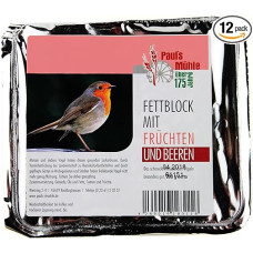 Paul's Fat Pad of Fruits and Berries Bird Buffet) 12 x 300g