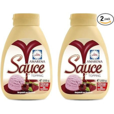 Liotta Amarena desertinis padažas 250 g - sirupas, užpilamas, vaisių padažas - idealiai tinka kavai, ledams ir desertams pagardinti (2 vnt.)