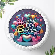 Tortas Topper, tortas paveikslėlis, cukraus paveikslėlis gimtadieniui, valgomas nuotrauka tortams, gimtadienis, tortas Topper skersmuo 20 cm - 1771z