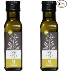 Ölmühle Solling Mustard Oil Cold Pressed Native Organic Pack of 2 (1 x 100 g)