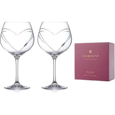 5057.602 Heart Burgundy Wine Glass Gin Glass, 610 ml
