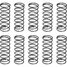 sourcing map Druckfeder, 15 mm Außendurchmesser, 1,2 mm Drahtgröße, 40 mm freie Länge, Federstahlkonstruktion, erweiterte mechanische Druckfedern für Laden- und Reparaturen, Schwarz, 20 Stück