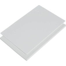 ABS plastikinė plokštė, ABS plokštė juodos arba baltos spalvos, įvairių formatų, 1-10 mm storio, aukščiausios kokybės (200 x 100 cm, 1 mm baltos spalvos)