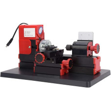 Mini tekinimo staklės su varikliu, mini pasukamas stalas, platus metalinis pasukamas stalas, greitas ir stabilus darbo greitis, skirtas medienai, inžineriniams plastikams apdirbti