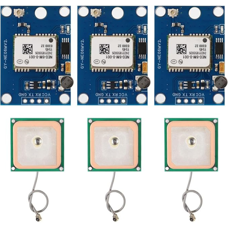 GY-NEO6MV2 GPS modulis, GPS modulis su antena skrydžio valdymui, GPS skrydžio valdymo modulis su itin stipriu, GPS padėties modulis MWC IMU APM2 