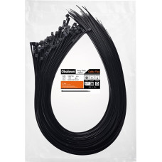 Oksdown 1000 mm x 9.0 mm Wide Pack of 100 Extra Strong Cable Ties with 80 kg Tensile Strength Black UV-Resistant Large Nylon Plastic Self-Locking Multifunctional