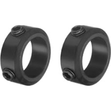 Aprūpinimo žemėlapis 2 varžtų apvadų rinkinys 14 mm skylė 1045 plieno veleno apvadai 21 mm OD 8 mm pločio ašies bagažinė, skirta linijinio strypo veleno kreipiančiajai