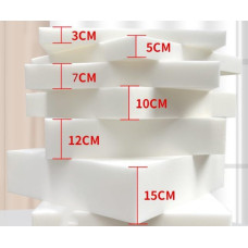 High Density White Foam Mattress, Firm Upholstery Foam, Cut to Size for DIY Projects (3cm, 40x40cm) - Ideal for Pillows, Crafts and Home Decoration