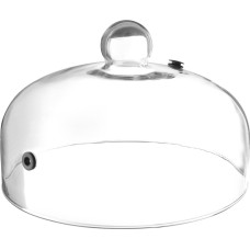 Hendi Wide glass dome for smoking food on a plate with a hole diameter 260 mm - 199664