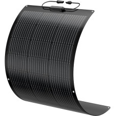 BougeRV Arch 100 W Solar Panel Flexible Fibreglass 270° ETFE 10BB Highly Efficient Flexible Solar Panels Monocrystalline Solar Panels IP68 for Motorhome Camping Car Boat Yacht Garden Balcony 12 V