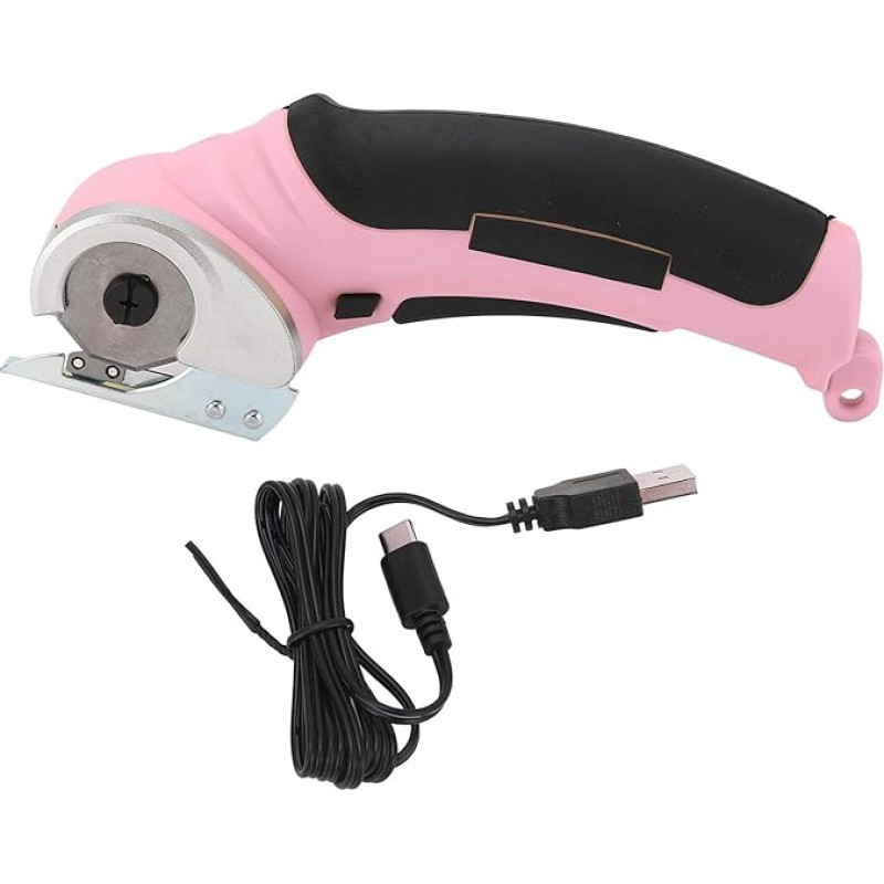 Joyzan Electric Scissors, Rotary Cutter, Electric Cordless Scissors, Portable Electric Industrial Fabric Cutter, Rechargeable Powerful for Paper, Cardboard, Carpet, Leather, Felt, Plastic